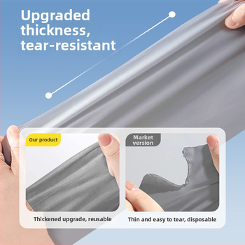 Dospelý EVA dážďový pončó, opakovane použiteľný, celotelový dizajn, 140 g látka, PU lepidlová vodotesná vrstva