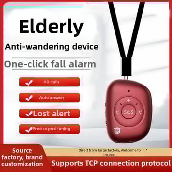 RF-V50 медальон с 4G свързаност, SOS повикване с едно натискане, батерия 1000 mAh, съвместим с iOS