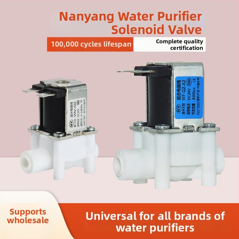 Elektromagnetni ventil za pročišćivač vode, ulaz vode 2-put/3-put, materijal POM, model NY, za sustave pročišćavanja vode