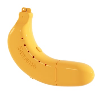 Kutija za čuvanje banana • PP plastika • Otporna na stiskanje • Japanskog stila • Vzor: kao na slici