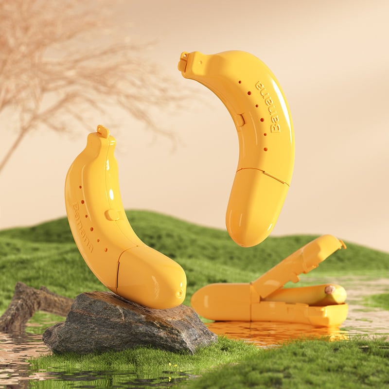 Kutija za čuvanje banana • PP plastika • Otporna na stiskanje • Japanskog stila • Vzor: kao na slici