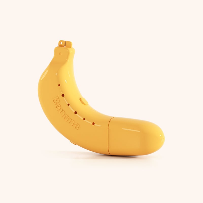 Kutija za čuvanje banana • PP plastika • Otporna na stiskanje • Japanskog stila • Vzor: kao na slici
