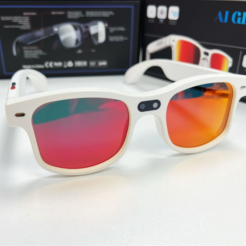 Pametne naočale AIMB-G3: 8MP kamera, 1080p snimanje, AI glasovni asistent, Bluetooth pozivi, 32GB ugrađene memorije