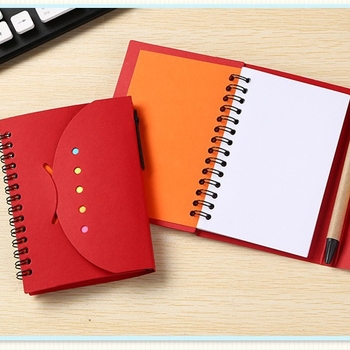 Kraft papír jegyzetfüzet spirállal – Bj7060, testreszabható sorozat, testreszabható oldalszám, 80 g/m² papír