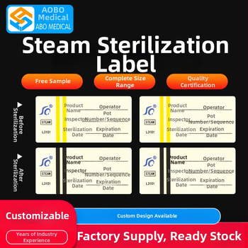 Ιατρικός χημικός δείκτης RF ετικέτα για αποστείρωση με ατμό υψηλής θερμοκρασίας — προσαρμόσιμη για νοσοκομεία και υγειονομικά κέντρα