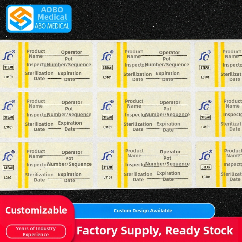 Ιατρικός χημικός δείκτης RF ετικέτα για αποστείρωση με ατμό υψηλής θερμοκρασίας — προσαρμόσιμη για νοσοκομεία και υγειονομικά κέντρα