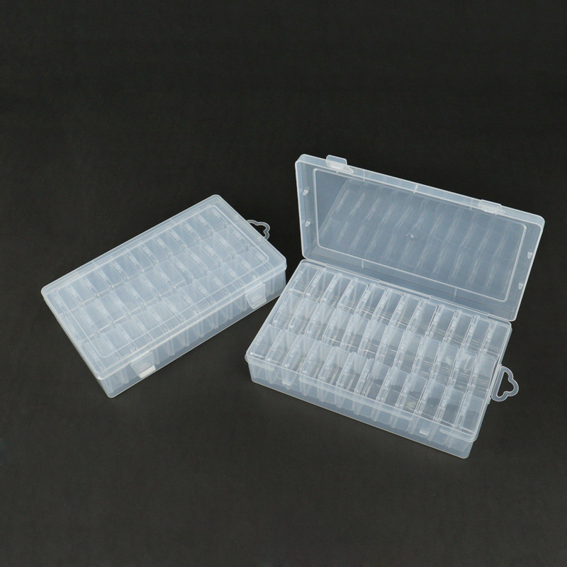 Set plastičnih kutija za stol s 36 odjeljaka, kutija s poklopcem za pohranu perlica i vosak za pečat
