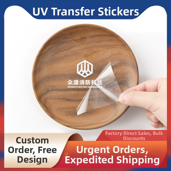 Indikacijska etiketa s UV prijenosom i kristalnim završetkom, logotip pad print, odvojivi film, vodonepropusna, prilagodljiva