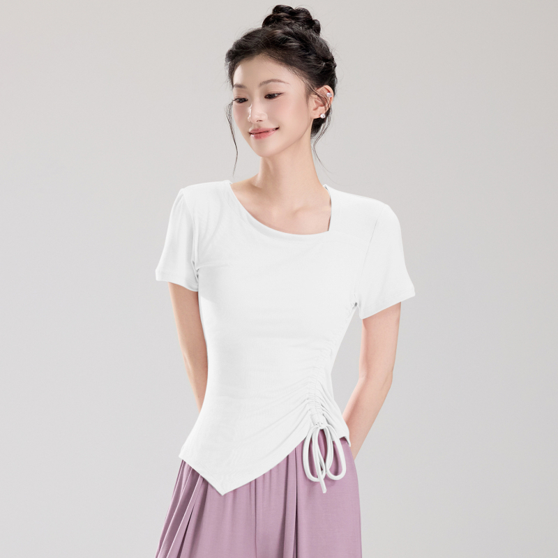 Γυναικείο τοπ για μοντέρνο χορό, μακρυμάνικο, Modal ύφασμα 92%