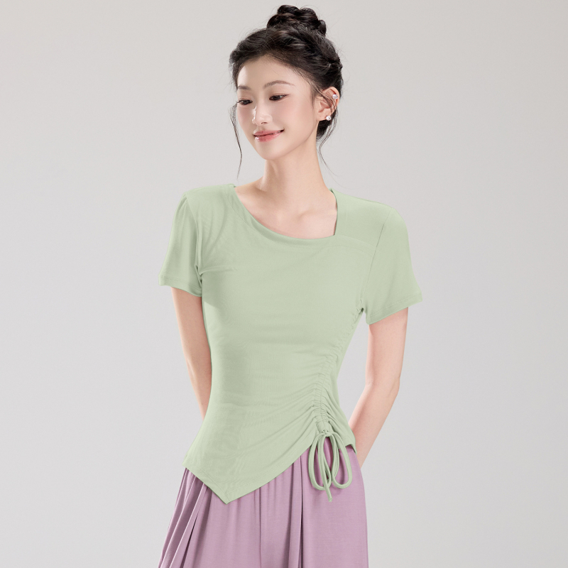 Γυναικείο τοπ για μοντέρνο χορό, μακρυμάνικο, Modal ύφασμα 92%