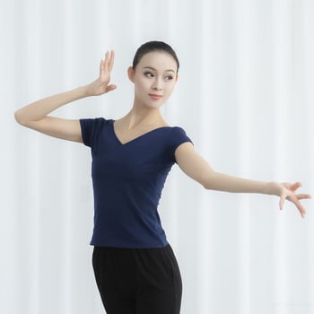 Γυναικείο Τοπ Εθνικού Χορού – βαμβακερό ύφασμα, 95% βαμβάκι; επένδυση από Spandex 5%; κατάλληλο για ενήλικες χορεύτριες