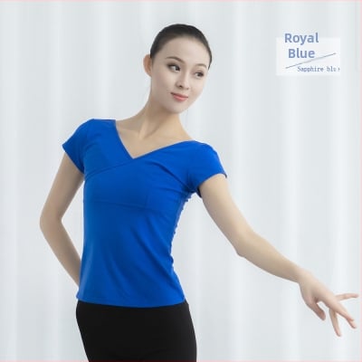 Γυναικείο Τοπ Εθνικού Χορού – βαμβακερό ύφασμα, 95% βαμβάκι; επένδυση από Spandex 5%; κατάλληλο για ενήλικες χορεύτριες