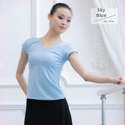 Γυναικείο Τοπ Εθνικού Χορού – βαμβακερό ύφασμα, 95% βαμβάκι; επένδυση από Spandex 5%; κατάλληλο για ενήλικες χορεύτριες