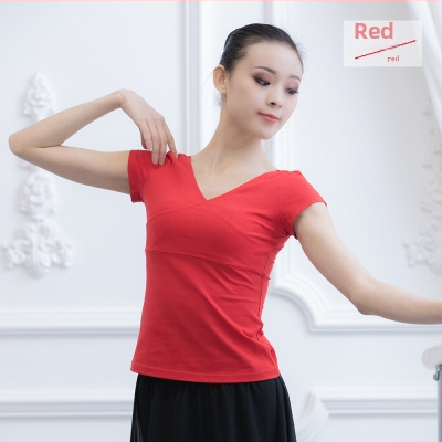 Γυναικείο Τοπ Εθνικού Χορού – βαμβακερό ύφασμα, 95% βαμβάκι; επένδυση από Spandex 5%; κατάλληλο για ενήλικες χορεύτριες