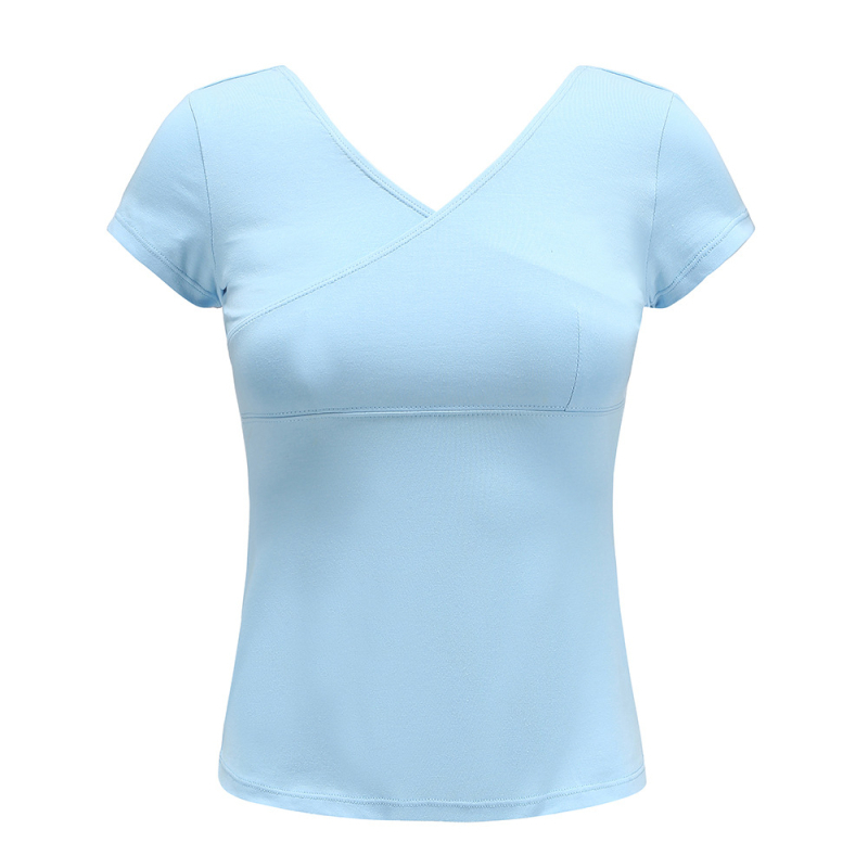 Γυναικείο Τοπ Εθνικού Χορού – βαμβακερό ύφασμα, 95% βαμβάκι; επένδυση από Spandex 5%; κατάλληλο για ενήλικες χορεύτριες