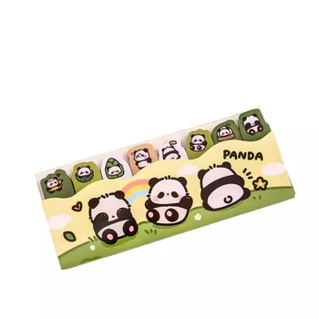 Lik panda bilješke – prilagodljive višekratne bilješke, slatke indeksne naljepnice – ručno pisane etikete, Star Page 001