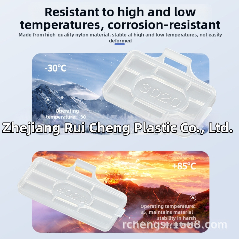 Vodootporna ploča za identifikaciju kablova sa prozirnom etiketom za vezanje, kompatibilna s modelima 3010/3020/4010/4020, PP materijal, za instrumentaciju.