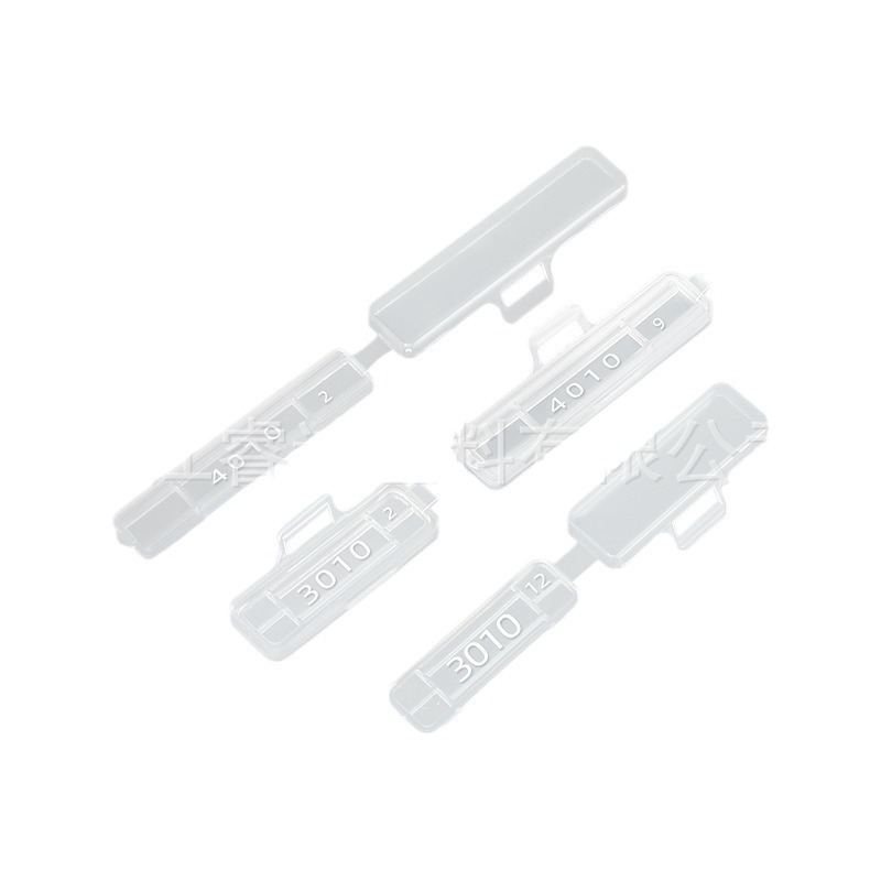 Vodootporna ploča za identifikaciju kablova sa prozirnom etiketom za vezanje, kompatibilna s modelima 3010/3020/4010/4020, PP materijal, za instrumentaciju.