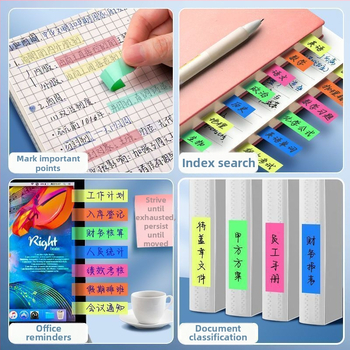 Ručna naljepnica za pisanje s prozirnom indikator stranom, može se pisati