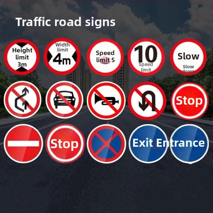 Semne de circulație pentru drumuri și poduri, folie reflectorizantă de calitate inginerească, serigrafie, nivel: semne rutiere