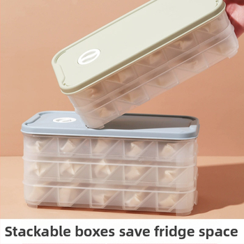 Контейнер за пелмени със многопластова тава, PP материал, функция за запазване на свежестта и запечатване, японска система