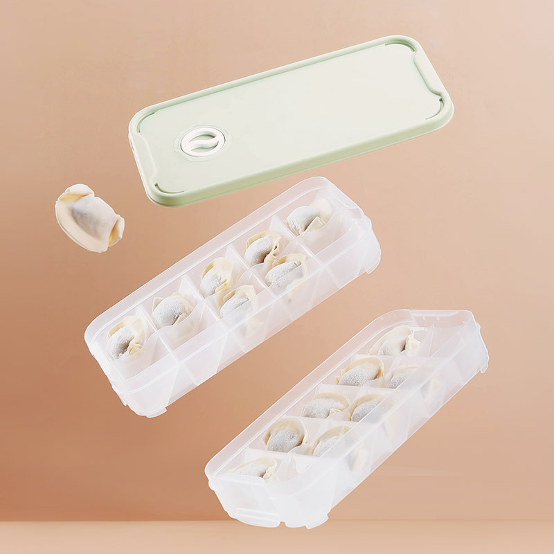 Контейнер за пелмени със многопластова тава, PP материал, функция за запазване на свежестта и запечатване, японска система