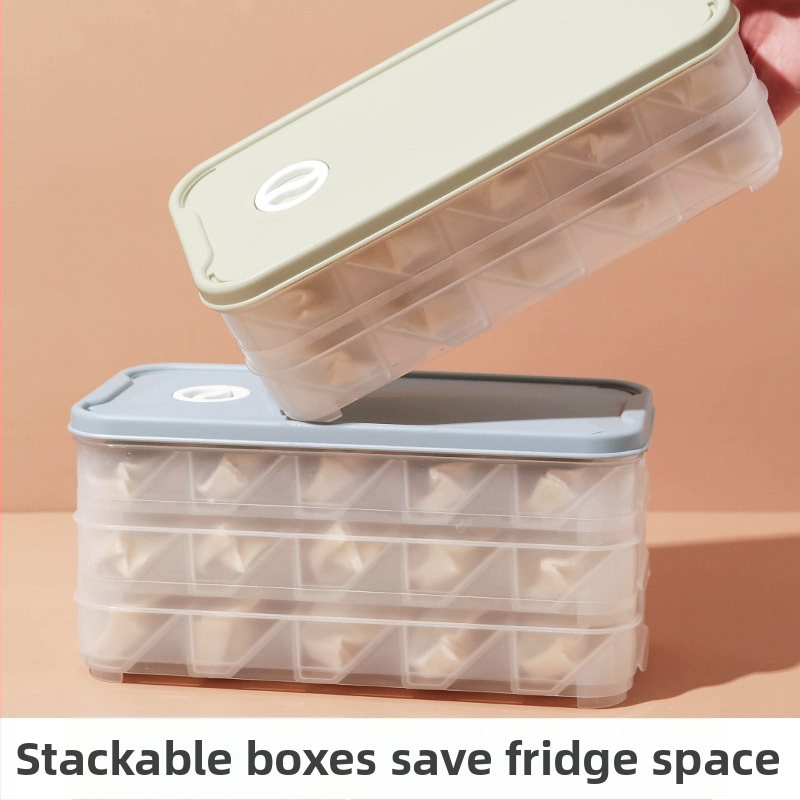 Контейнер за пелмени със многопластова тава, PP материал, функция за запазване на свежестта и запечатване, японска система