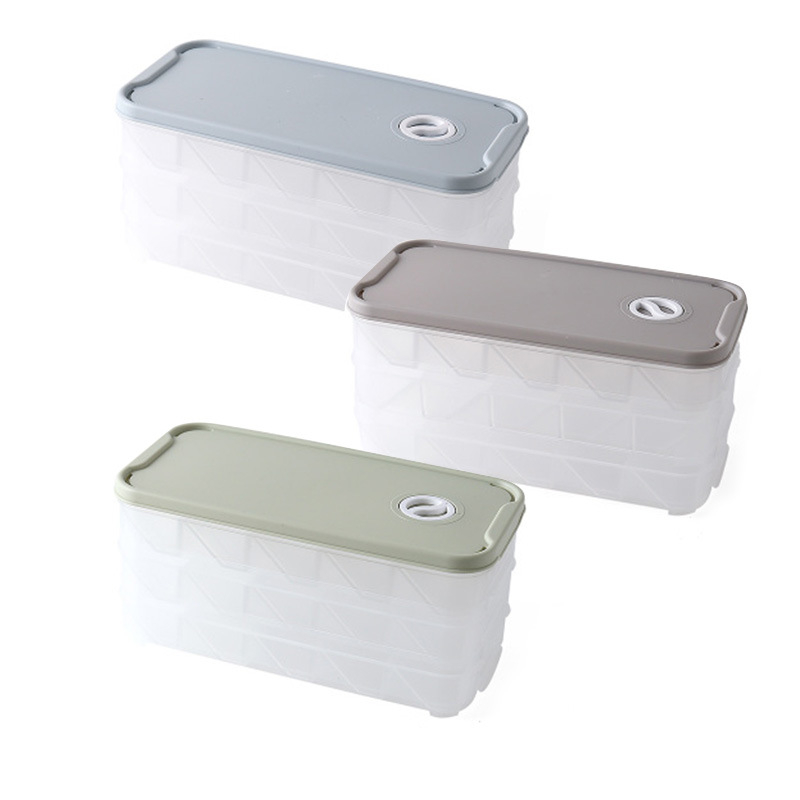 Контейнер за пелмени със многопластова тава, PP материал, функция за запазване на свежестта и запечатване, японска система