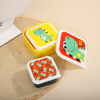 Shunshida plastična kutija za ručak, natto ambalaža, kvadratni oblik, moderni minimalistički stil, 1 set