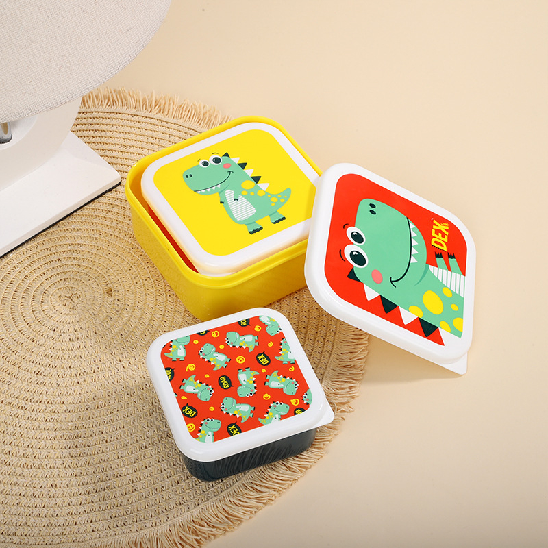 Shunshida plastična kutija za ručak, natto ambalaža, kvadratni oblik, moderni minimalistički stil, 1 set