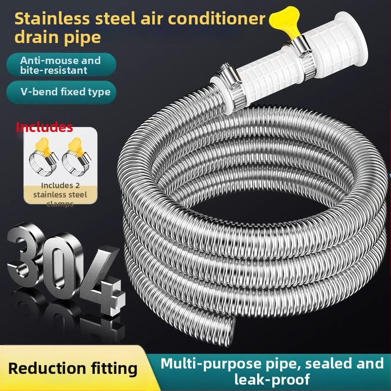 304 nehrđajući čelik odvod kondenzata za klima, proširiva, zaštita od štetnika, protiv starenja, za kućnu upotrebu