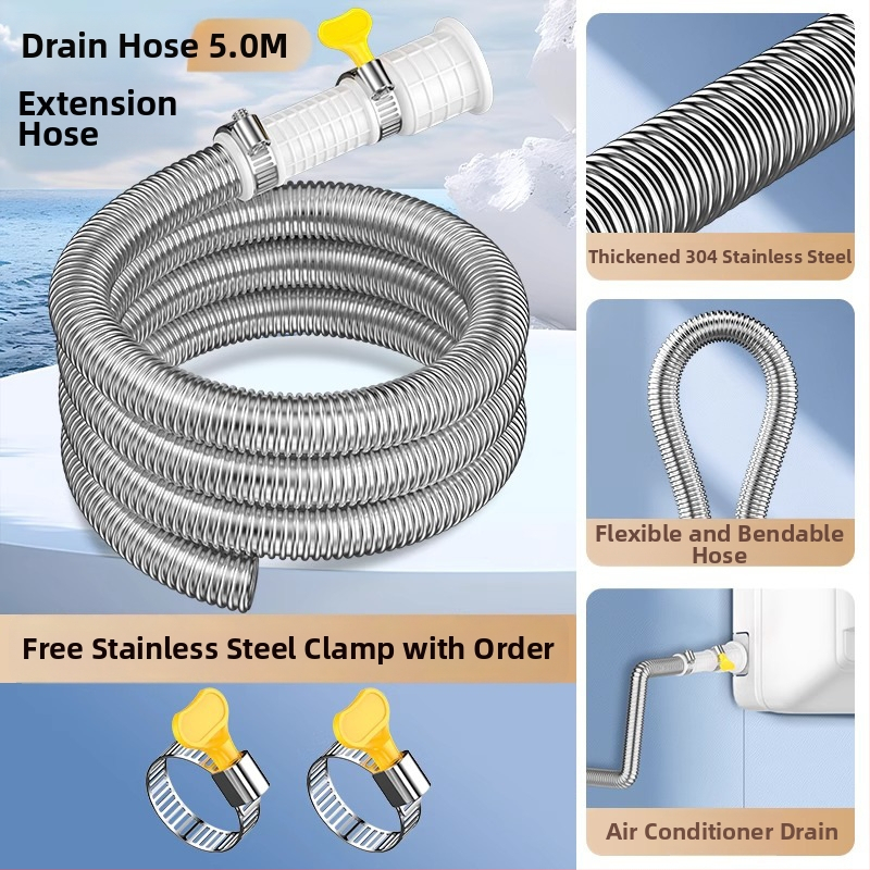 304 nehrđajući čelik odvod kondenzata za klima, proširiva, zaštita od štetnika, protiv starenja, za kućnu upotrebu