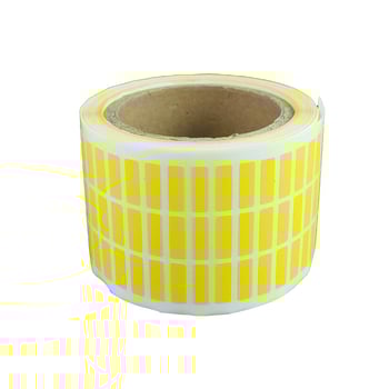 Kraft papír címke, öntapító, kézzel írható megjegyzések, téglalap alakú, bevont papír, nyomtatási formátum: tekercs