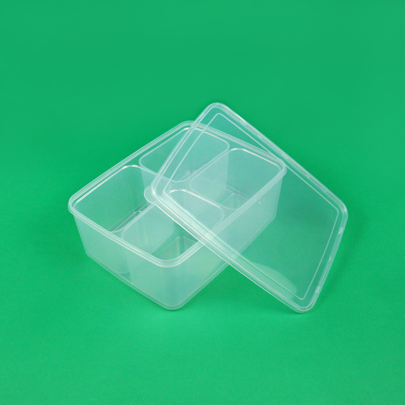 Stolna kutija za pohranu s pregradama, PP plast, preklopni poklopac, 100% novi materijal, skup kutija