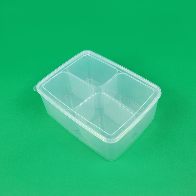 Stolna kutija za pohranu s pregradama, PP plast, preklopni poklopac, 100% novi materijal, skup kutija