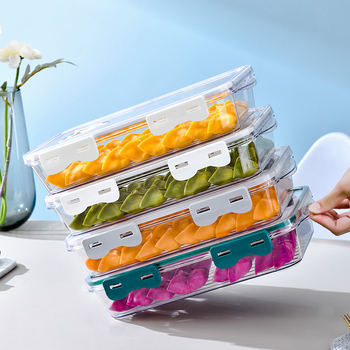 Dumpling Box с многослоен дизайн за охладено съхранение, преносим, запечатване и дренаж