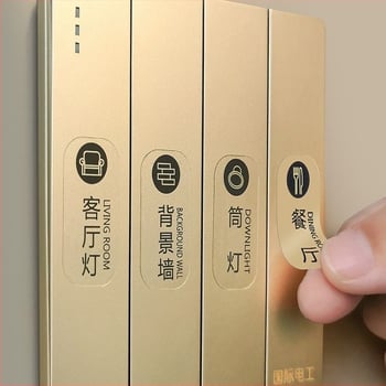 Κάλυμμα διακόπτη φωτισμού με φωτεινό δείκτη, διακοσμητικό αυτοκόλλητο τοίχου, πολυτελές στιλ, προσαρμογή διαθέσιμη