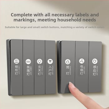 Κάλυμμα διακόπτη φωτισμού με φωτεινό δείκτη, διακοσμητικό αυτοκόλλητο τοίχου, πολυτελές στιλ, προσαρμογή διαθέσιμη