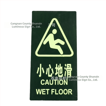 Evakuacijski znak – svjetleći PVC, vodootporan i otporan na habanje, s reflektirajućom površinom za javne prostore; sadržaj: sigurni izlaz