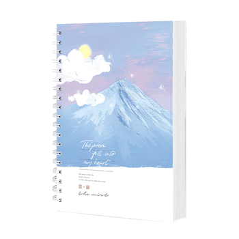 Σπιράλ σημειωματάριο με λογότυπο, προσαρμοσμένος αριθμός σελίδων και βάρος χαρτιού, εκτύπωση κατόπιν παραγγελίας