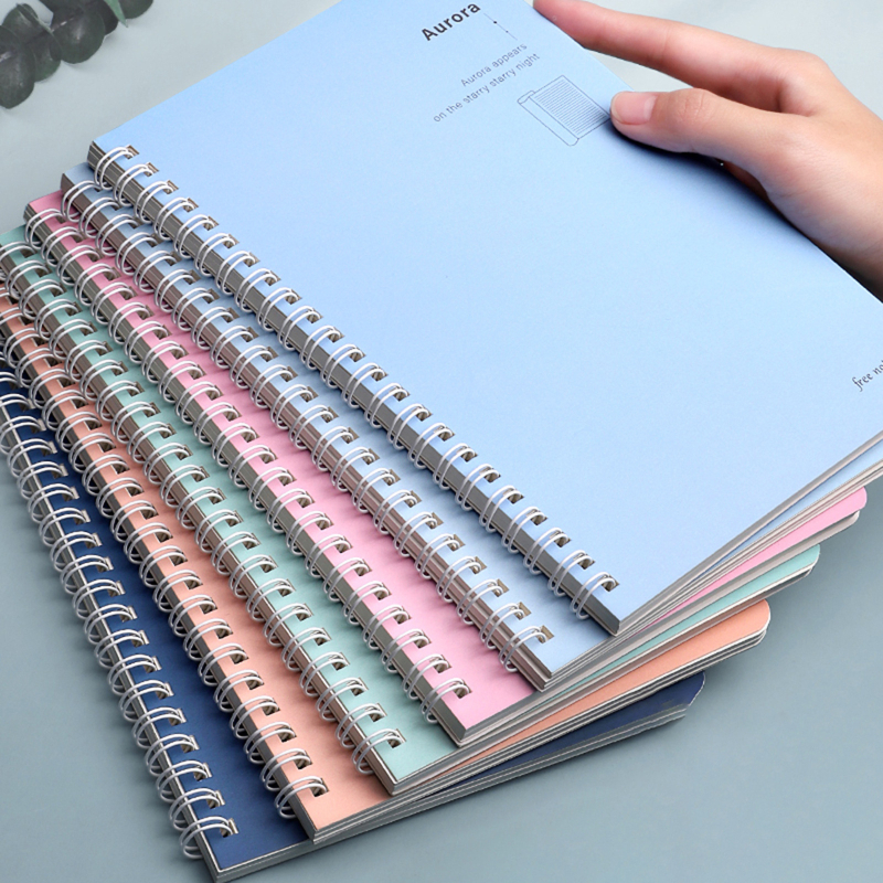 Σπιράλ σημειωματάριο με λογότυπο, προσαρμοσμένος αριθμός σελίδων και βάρος χαρτιού, εκτύπωση κατόπιν παραγγελίας