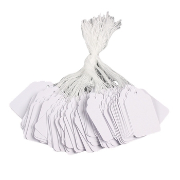 Ετικέτες κοσμημάτων, κενές, χειρόγραφες, μεταξοτυπία σε συνθετικό χαρτί, για ετικέτες προϊόντων