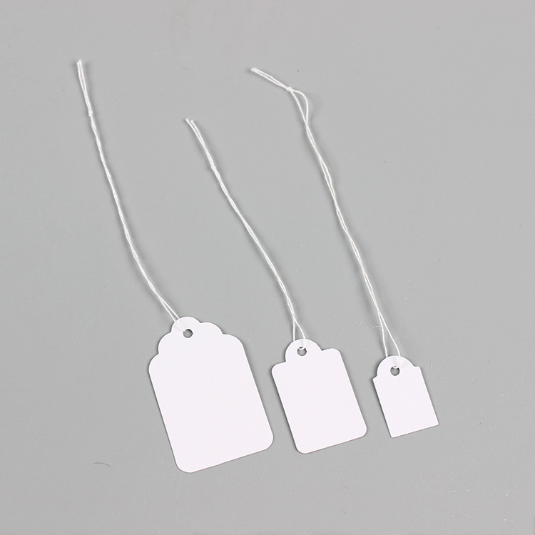 Ετικέτες κοσμημάτων, κενές, χειρόγραφες, μεταξοτυπία σε συνθετικό χαρτί, για ετικέτες προϊόντων