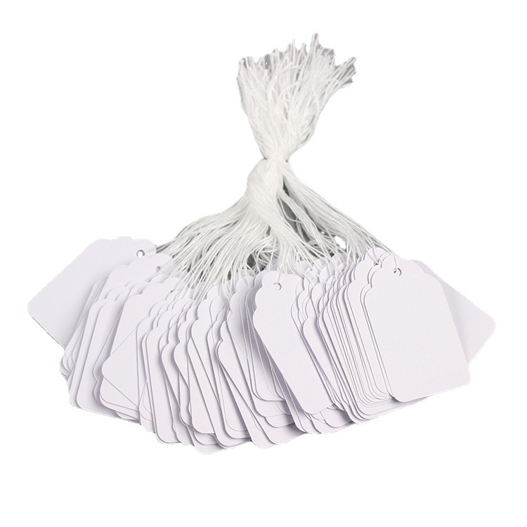 Ετικέτες κοσμημάτων, κενές, χειρόγραφες, μεταξοτυπία σε συνθετικό χαρτί, για ετικέτες προϊόντων