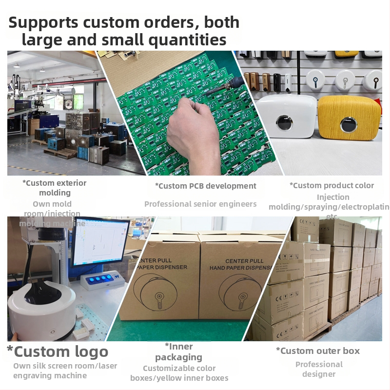 Κουτί χαρτοπετσέτας, ABS, τοίχου μονταριστό, αδιάβροχο, πολυ-λειτουργικό, μοντέλο YK2090