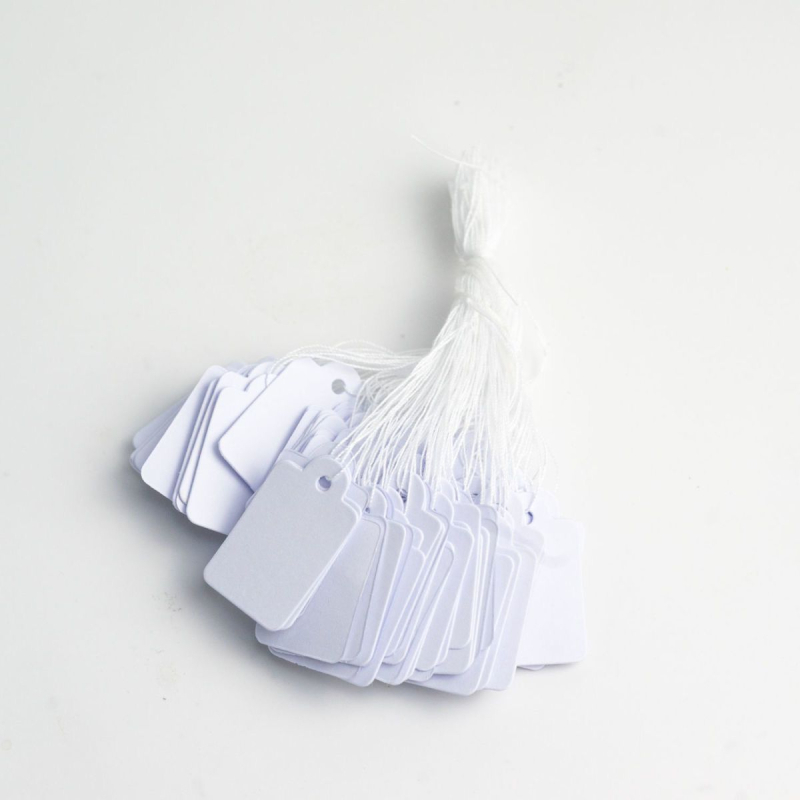 Prazne etikete za nakit — set od 100 komada, papirnate kartice za označavanje cijena i ručno pisanje