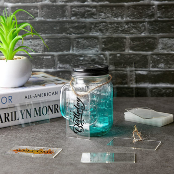 Prozirna akrilna etiketa za košare, viseća etiketa za kućnu pohranu, bez ispisa (Materijal: akril; Marca: KANGHAI; Prilagodba: Da; Ispis: Nijedan)