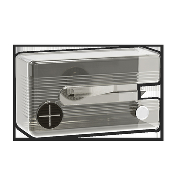 Κουτί τοίχου για χαρτοπετσέτες – στερέωση με σύστημα αναρρόφησης χωρίς διάτρηση, αδιάβροχο, μοντέρνο μινιμαλιστικό στυλ, PET+PE+ABS