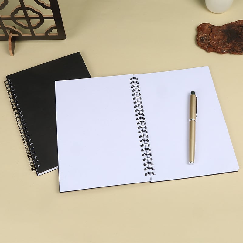 Page Wood Ειδικά διαμορφωμένο σπειροειδές τετράδιο — Προσαρμοσμένη επεξεργασία, χαρτί Nevin 100 g, πολλαπλές σελίδες, ημερολόγιο/σημειώσεις, κατάλληλο δώρο