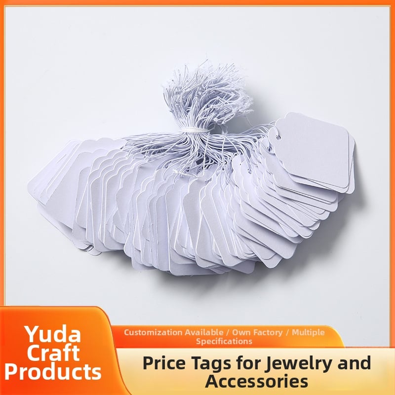 Ετικέτα κρεμάστρας για ρούχα με ελαστική κλωστή, γραφή, εκτύπωση silk screen σε χαρτονένιο υλικό